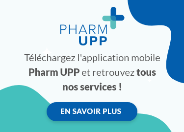 Une homme sur son vélo sur son smartphone avec commande en ligne, envoi ordonnance, promotions